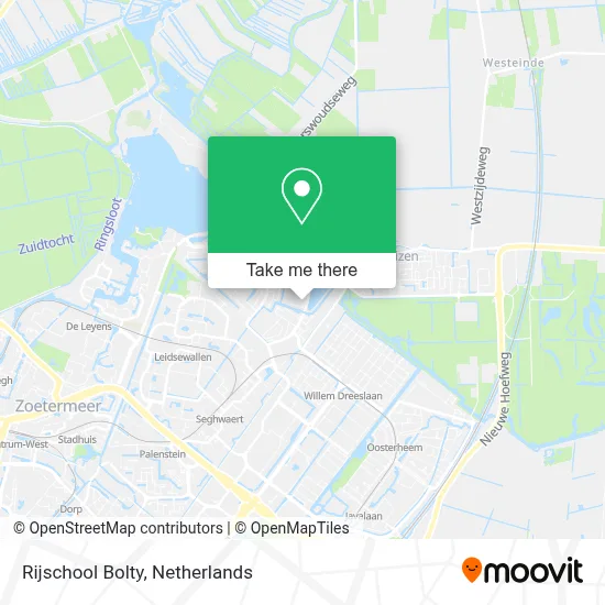 Rijschool Bolty map