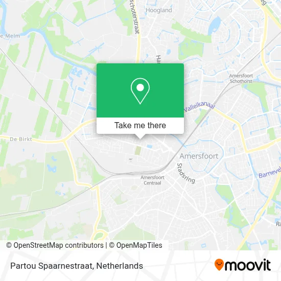 Partou Spaarnestraat map