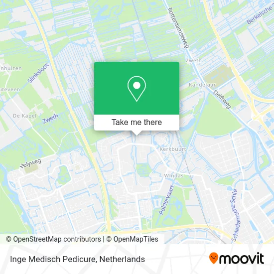 Inge Medisch Pedicure map