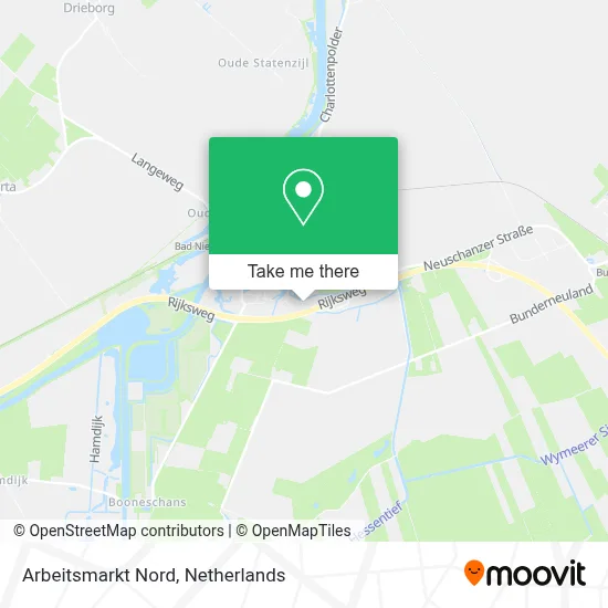 Arbeitsmarkt Nord map