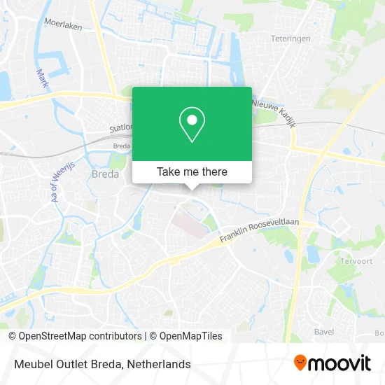 Meubel Outlet Breda map