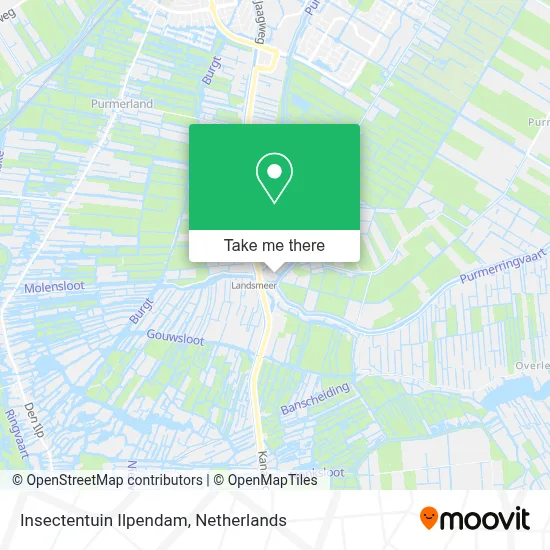 Insectentuin Ilpendam map