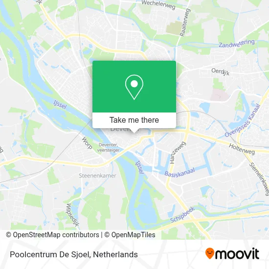 Poolcentrum De Sjoel map