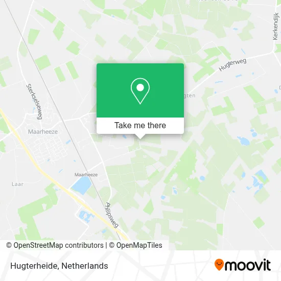 Hugterheide map