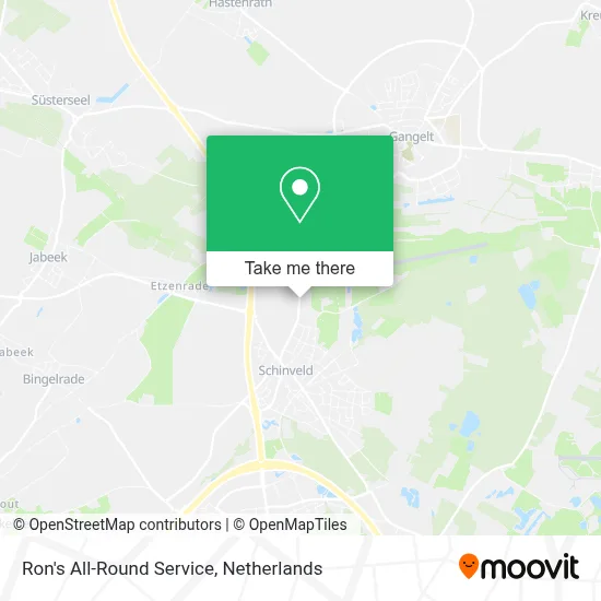 Ron's All-Round Service map