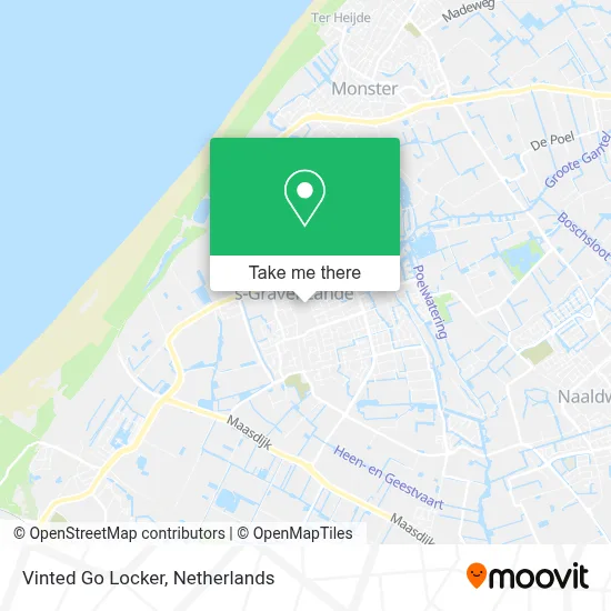 Vinted Go Locker map