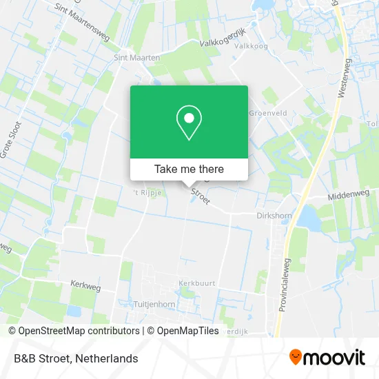 B&B Stroet map
