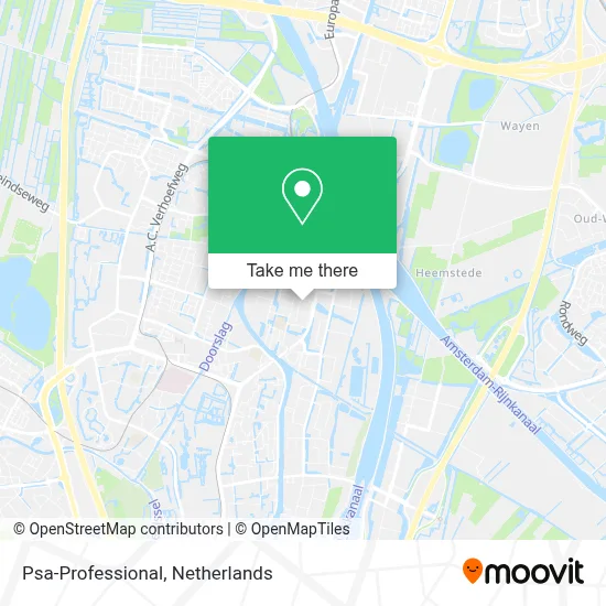 Psa-Professional map