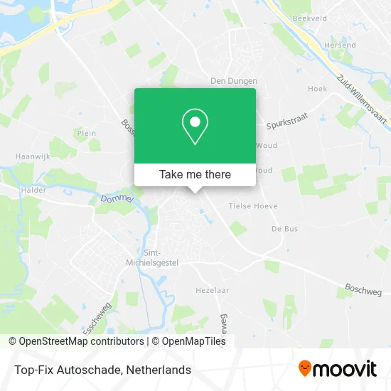 Top-Fix Autoschade map