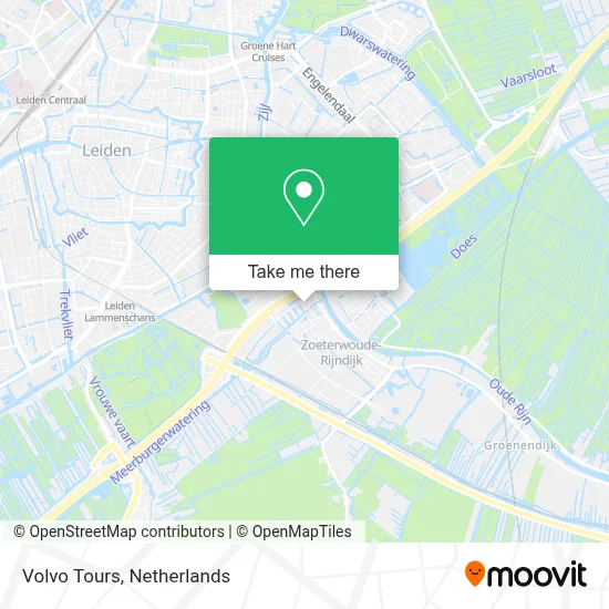 Volvo Tours map