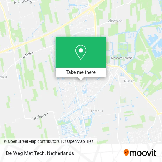 De Weg Met Tech Karte