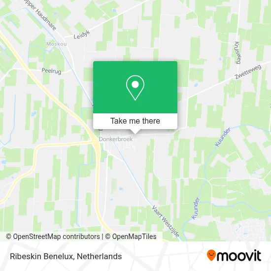 Ribeskin Benelux map