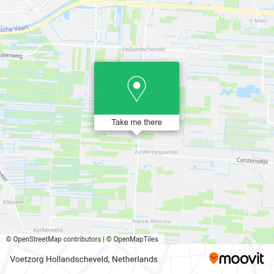 Voetzorg Hollandscheveld map