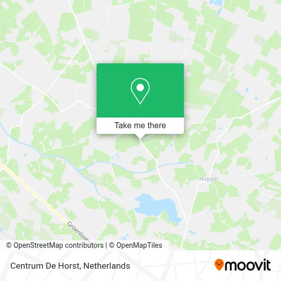 Centrum De Horst map