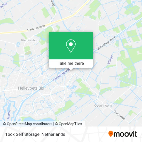 1box Self Storage Karte
