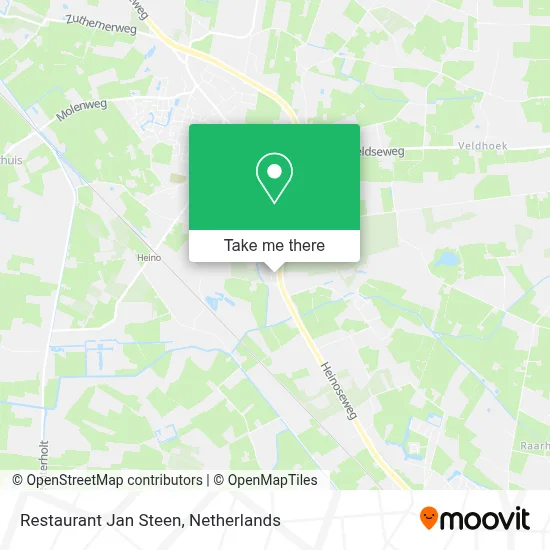 Restaurant Jan Steen map