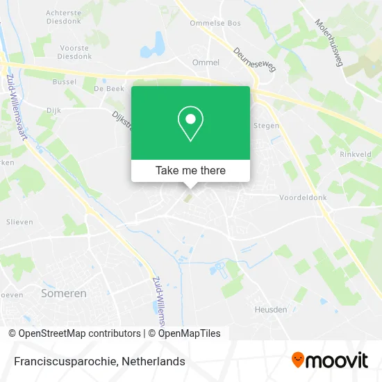 Franciscusparochie map