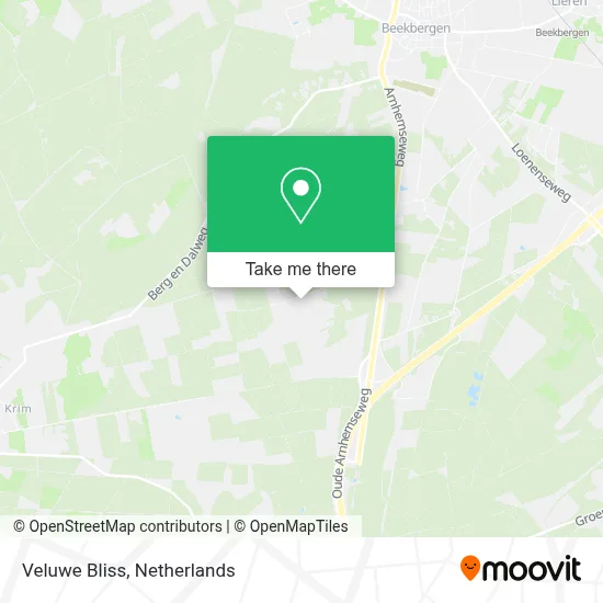 Veluwe Bliss map