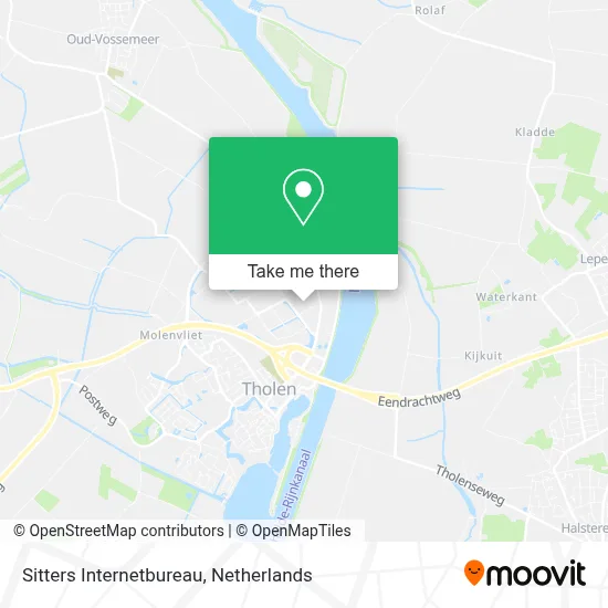 Sitters Internetbureau map