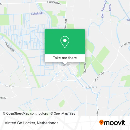Vinted Go Locker map