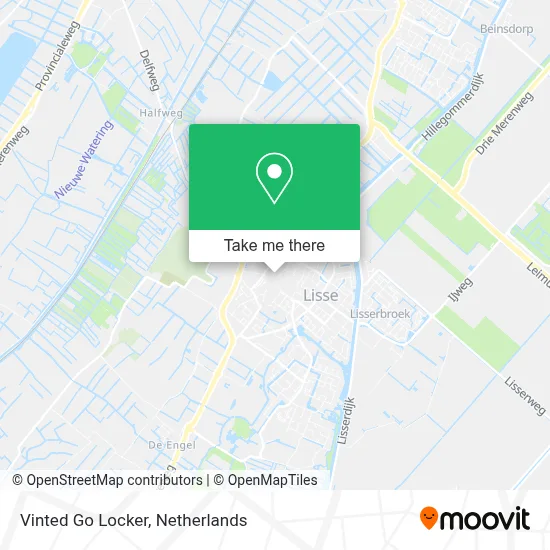 Vinted Go Locker map