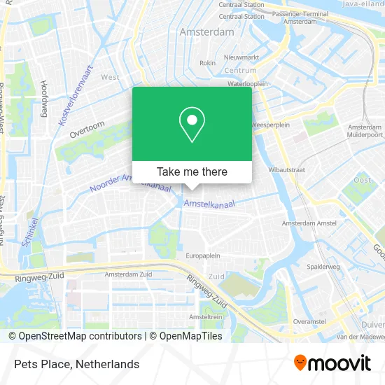Pets Place map