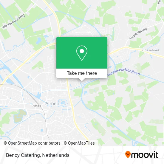 Bency Catering map