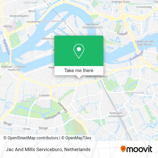 Jac And Mills Serviceburo map