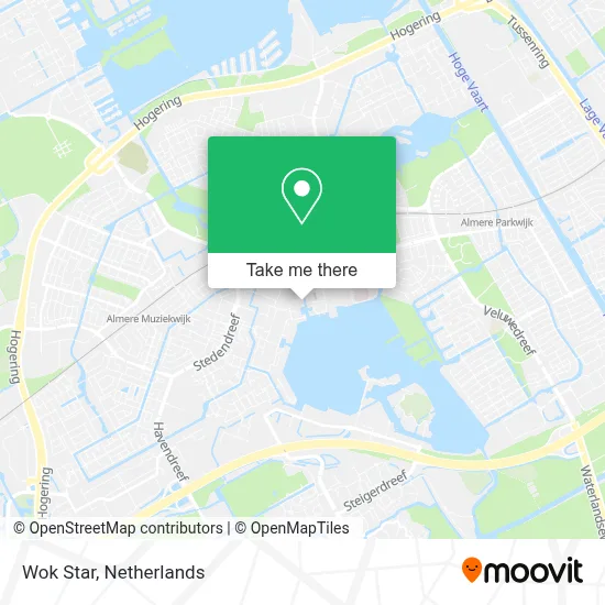 Wok Star map