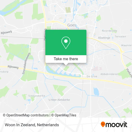 Woon In Zeeland map