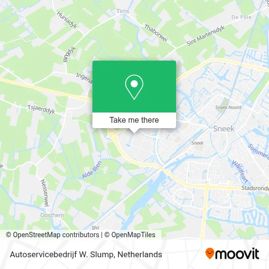 Autoservicebedrijf W. Slump map