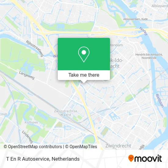 T En R Autoservice map