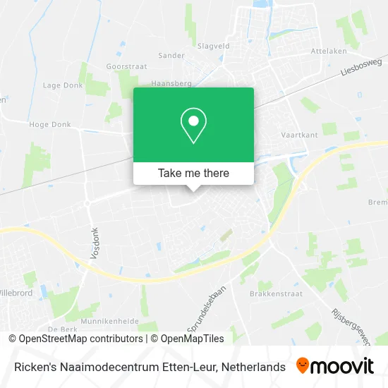 Ricken's Naaimodecentrum Etten-Leur map