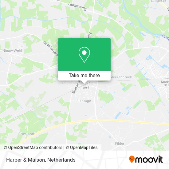 Harper & Maison map