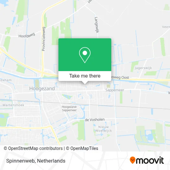 Spinnenweb map