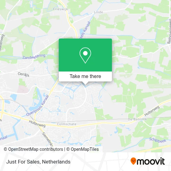 Just For Sales map