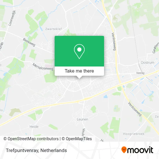 Trefpuntvenray map
