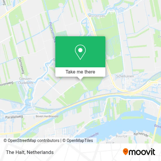 De Halte map