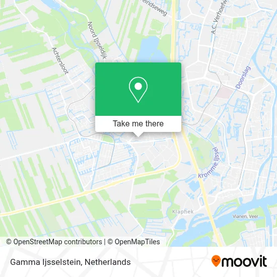 Gamma Ijsselstein map