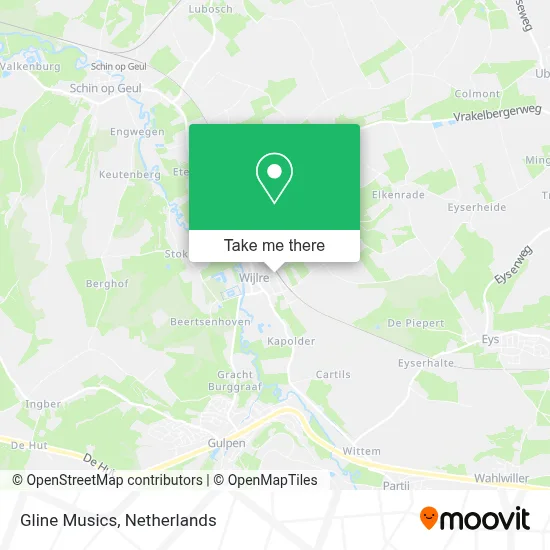 Gline Musics map