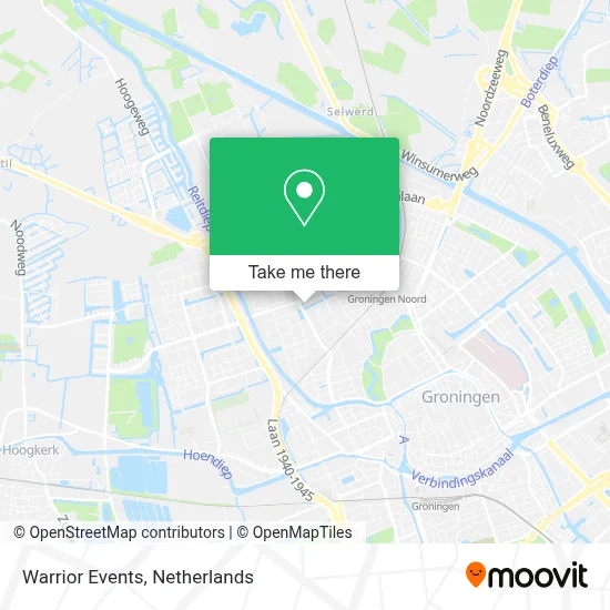 Warrior Events map