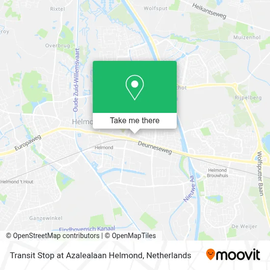 Transit Stop at Azalealaan Helmond map