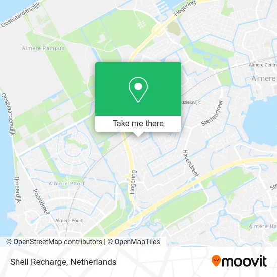 Shell Recharge map