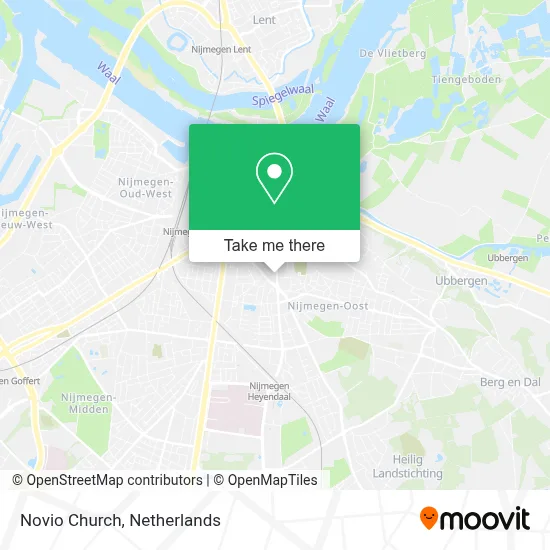 Novio Church map