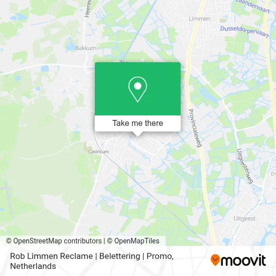 Rob Limmen Reclame | Belettering | Promo map