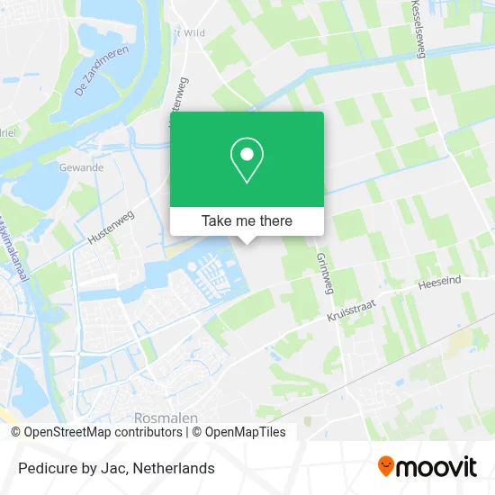 Pedicure by Jac map