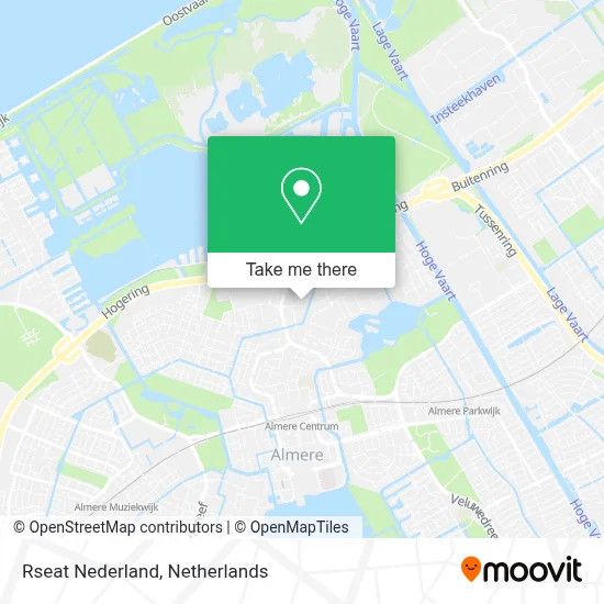 Rseat Nederland map