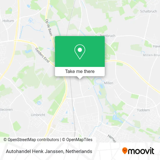 Autohandel Henk Janssen map