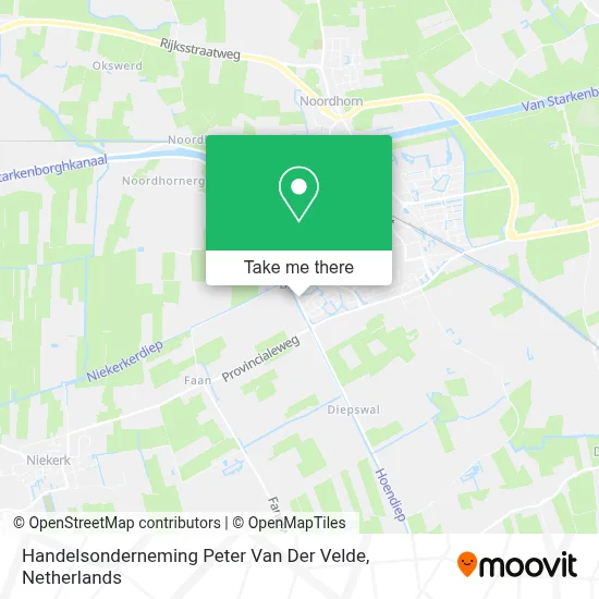 Handelsonderneming Peter Van Der Velde map