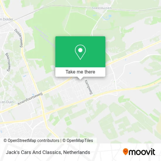 Jack's Cars And Classics map